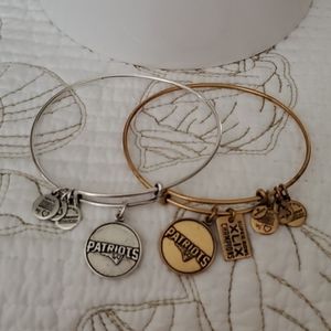 Alex and Ani NFL Patriots bangles